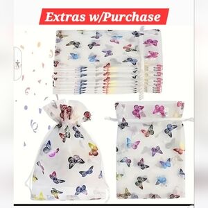 NWT - 20ct. Colorful Foil Stamped Butterfly 🦋 Sz. 2x3